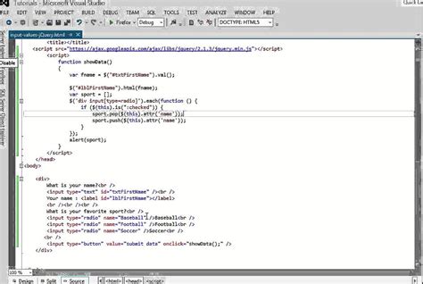 How To Get Html Tag Value In Jquery