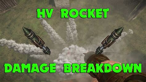 how to get hv rockets in rust