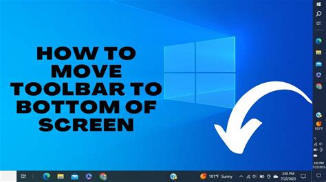 how to get icon bar on bottom of screen