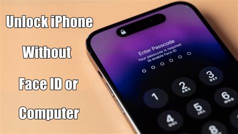 how to get in iphone without face id