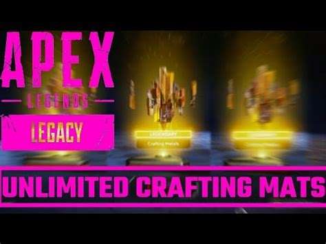 How To Get Infinite Crafting Materials In Apex