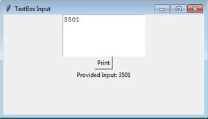 how to get input from text box in tkinter
