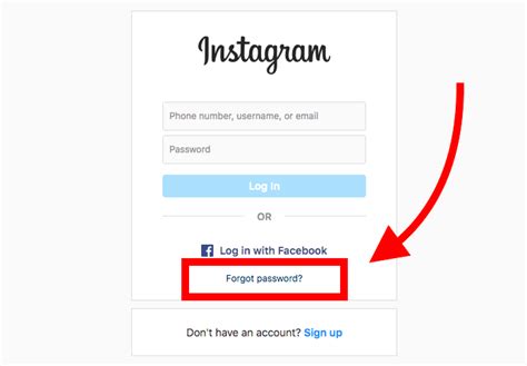 how to get instagram password with email