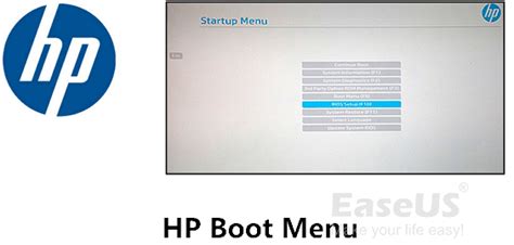 how to get into boot menu hp desktop