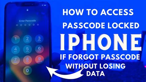 how to get into iphone when forgot password with computer