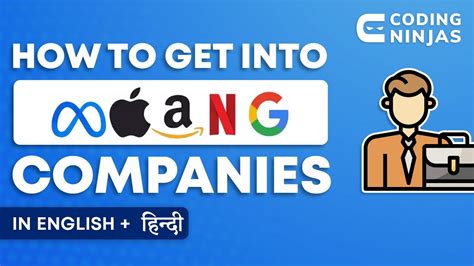 how to get into maang companies