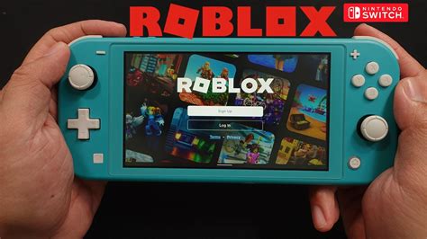 how to get into roblox on nintendo switch lite. - YouTube