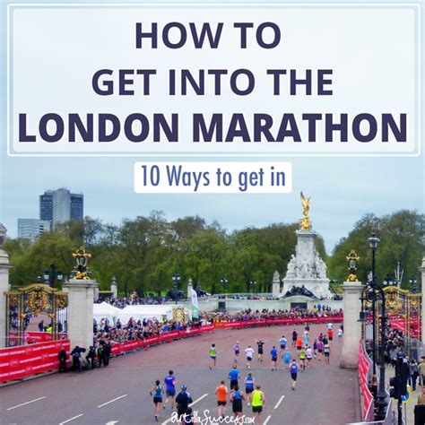 how to get into the london marathon