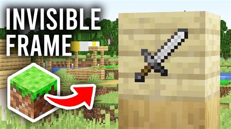 How To Get Invisible Frame In Minecraft Pe