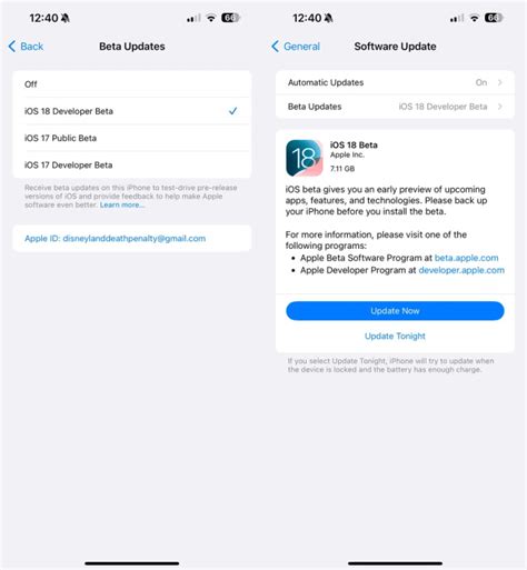 how to get ios 18.1 developer beta
