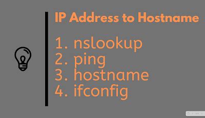 how to get ip address from hostname in unix