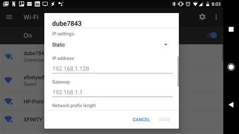 how to get ip address in android