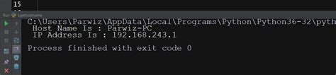 how to get ip address in python script