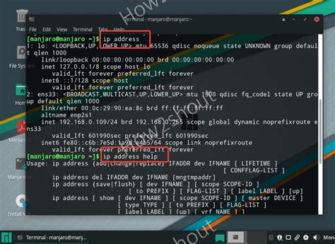 how to get ip in linux terminal