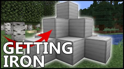 How To Get Iron In Minecraft One Block
