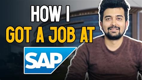 how to get job in sap labs