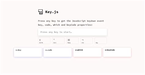 how to get keycode in js