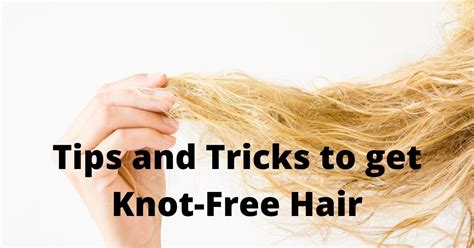 QUICK TIP Take Knots Out Of Your Hair WITHOUT PAIN! YouTube