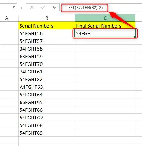 how to get last two digits in excel