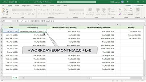 how to get last working day of the month in oracle