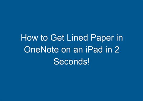 How To Get Lined Paper In Apple Notes