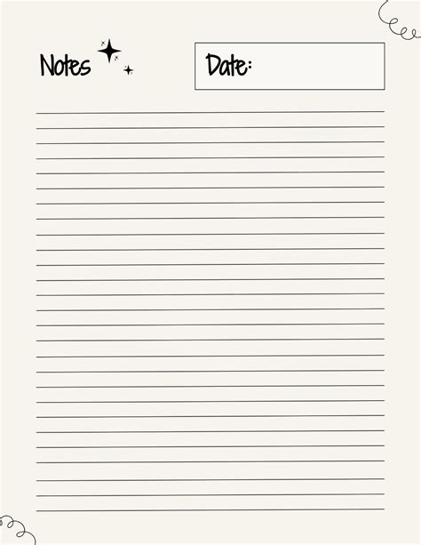 How To Get Lined Paper In Notes