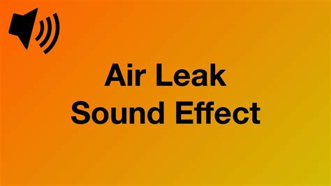 how to get live leak sound effect