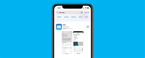 how to get mail app back on iphone