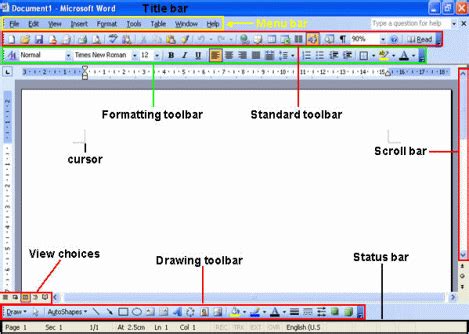 how to get menu bar in ms word