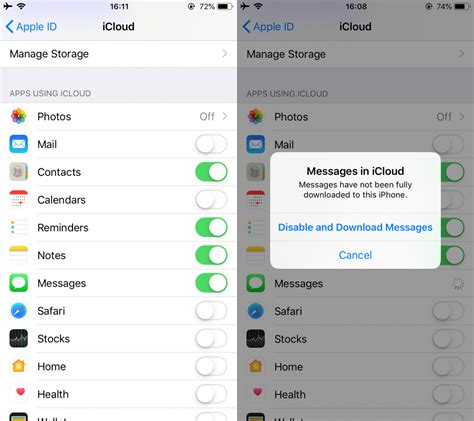 how to get messages back on iphone after reset