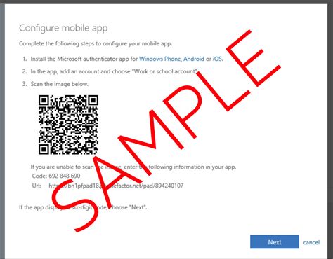 how to get microsoft authenticator qr code for new phone