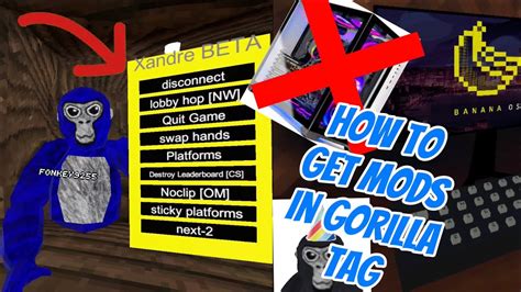 how to get mods on gorilla tag without pc or discord