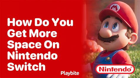 How To Get More Space For Switch