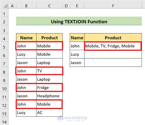 how to get multiple values against one cell in excel