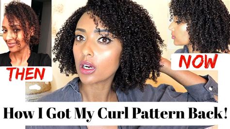 how to get my curl pattern back