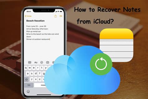 how to get my notes back from icloud on iphone