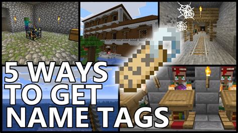 How To Get Name Tags In Minecraft From Villagers