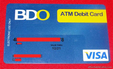 how to get new bdo atm card
