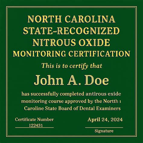 How To Get Nitrous Oxide Certification