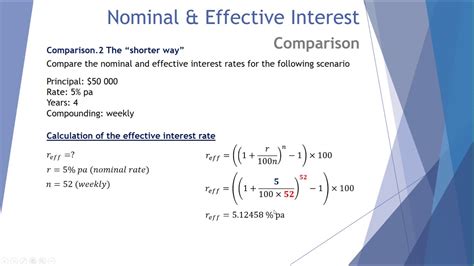 how to get nominal rate from effective rate