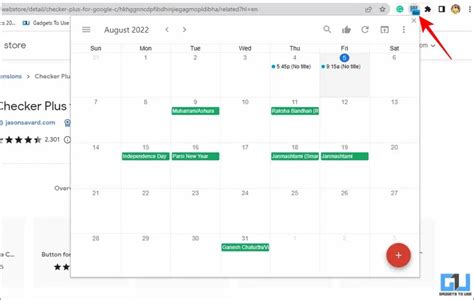 Notifications for Google Calendar through edge not showing
