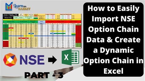 how to get nse option chain data in excel