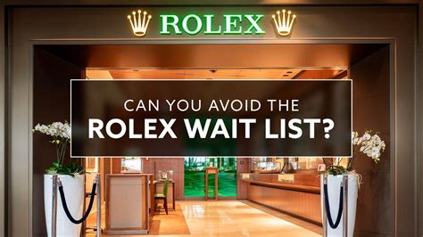 how to get on rolex waiting list