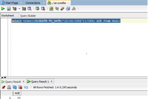 how to get only year from sysdate in oracle