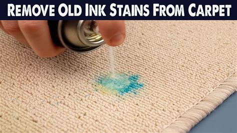 How To Get Out Ink Stains In Carpet