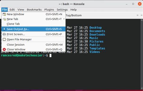 how to get out of a folder in linux terminal