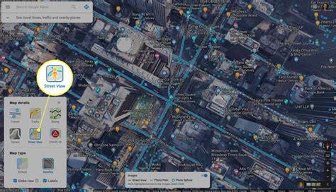 how to get overhead view in google maps