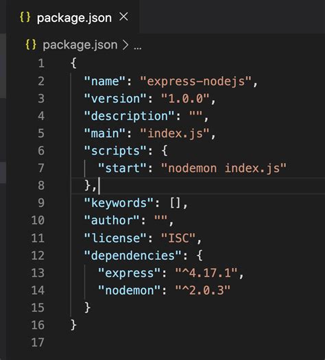 how to get package json file in node js