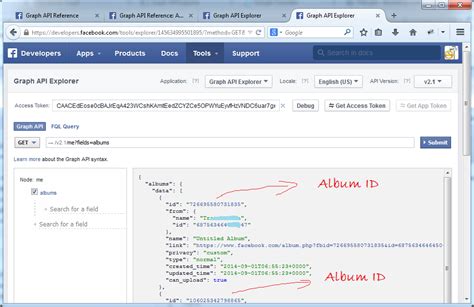 how to get page id facebook graph api