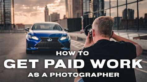 how to get paid as a photographer
